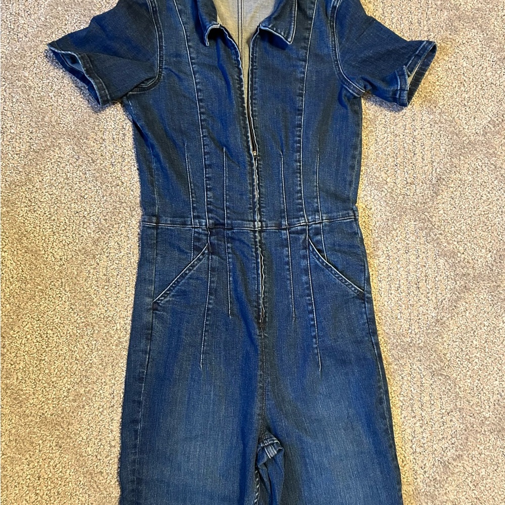 Kids Denim Jumpsuit